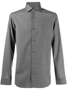 Z Zegna однотонная рубашка с длинными рукавами