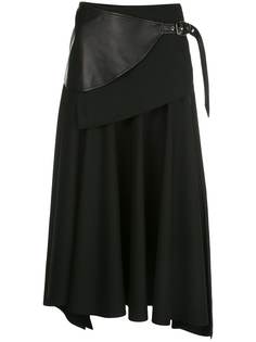Proenza Schouler юбка с поясом и вставкой