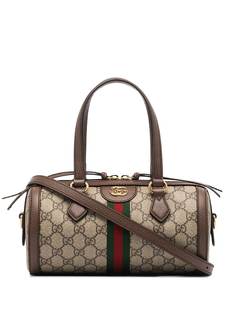 Gucci маленькая сумка через плечо Ophidia Boston с узором GG