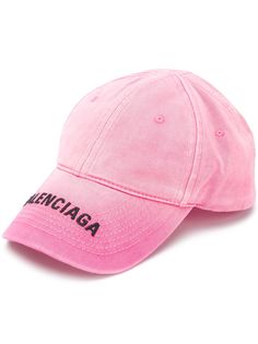 Balenciaga кепка в рубчик с логотипом