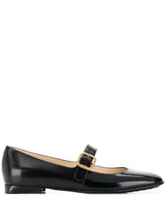 Tods балетки с квадратным носком Tod`S