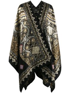Etro пальто-кейп с запахом