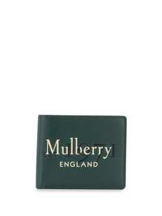 Mulberry folder logo embossed wallet