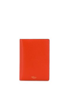 Mulberry contrast leather passport wallet