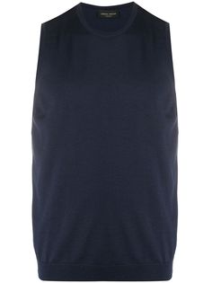 Roberto Collina трикотажный топ с круглым вырезом