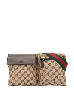 Gucci Pre-Owned поясная сумка с узором GG