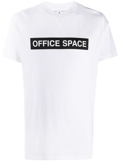 Off-White футболка с графичным принтом