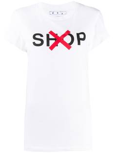 Off-White футболка с графичным принтом