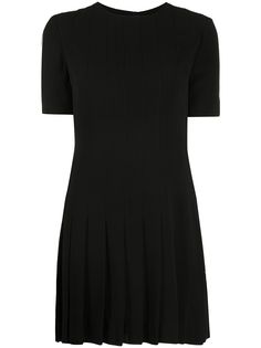 Saint Laurent короткое плиссированное платье