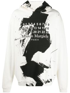 Maison Margiela худи с эффектом разбрызганной краски