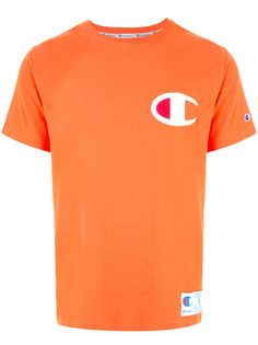 Champion футболка с нашивкой-логотипом