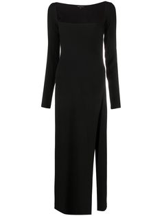 Ann Demeulemeester платье макси с разрезом