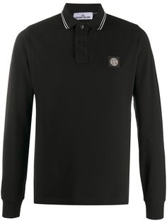 Stone Island рубашка поло с длинными рукавами