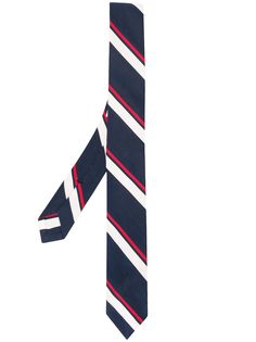 Thom Browne галстук в полоску RWB