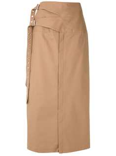 Reinaldo Lourenço юбка миди со вставками