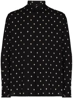 Saint Laurent рубашка в горох