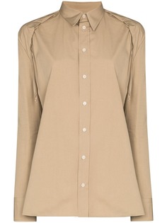 Bottega Veneta рубашка со сборками