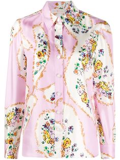 Tory Burch рубашка с цветочным принтом