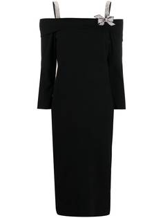 Blumarine cold shoulder dress