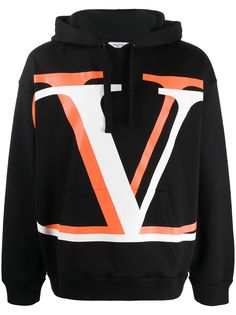 Valentino худи с логотипом VLogo