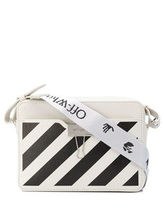 Off-White каркасная сумка с полосками