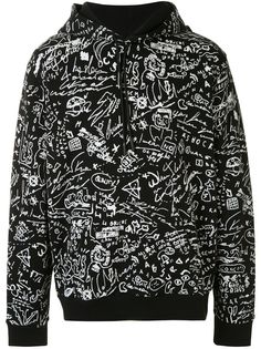 Marcelo Burlon County of Milan scribble print hoodie