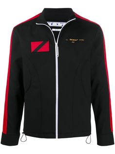 Off-White спортивная куртка с логотипом из коллаборации с Theophilus London