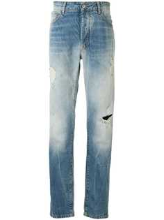 Marcelo Burlon County of Milan джинсы стандартного кроя с прорезями