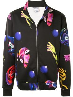 Marcelo Burlon County of Milan куртка с абстрактным принтом