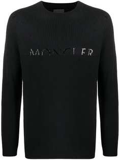 Moncler вязаный свитер с логотипом