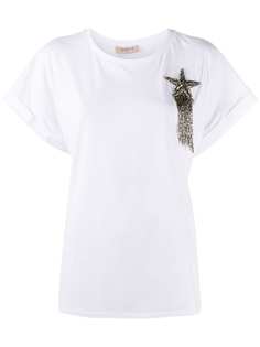 Twin-Set star-embellished T-shirt