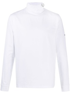 Raf Simons X Fred Perry джемпер с высоким воротником и металлическим логотипом