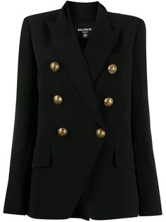 Balmain двубортный блейзер