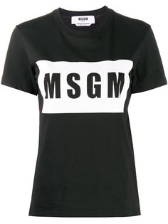 MSGM футболка с логотипом