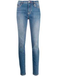 Philipp Plein джегинсы скинни с завышенной талией