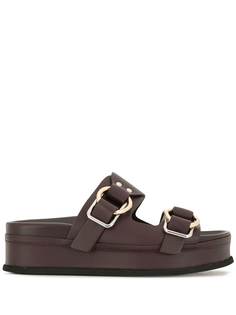 3.1 Phillip Lim FREIDA - PLATFORM DOUBLE BUCKLE SLIDE