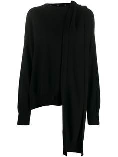 Loulou Studio кашемировый джемпер с шарфом