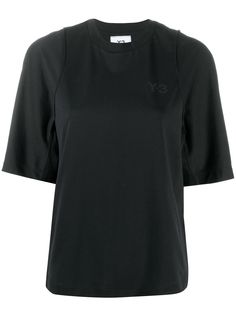 Y-3 двухслойная футболка