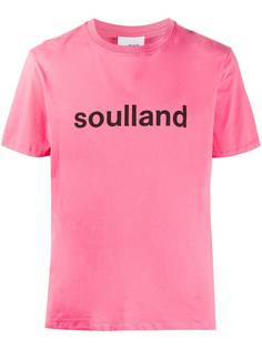 Soulland футболка Chuck с логотипом