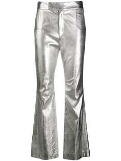 Philosophy Di Lorenzo Serafini расклешенные брюки с эффектом металлик