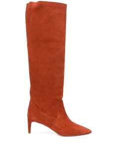 RedValentino pointed toe knee high boots