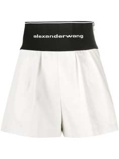 Alexander Wang шорты с логотипом на поясе