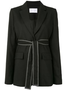 Proenza Schouler White Label однобортный блейзер с поясом