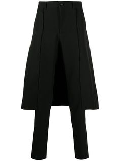 Comme Des Garçons Homme Plus прямые брюки с юбкой