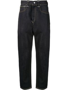 Junya Watanabe MAN джинсы с контрастной строчкой