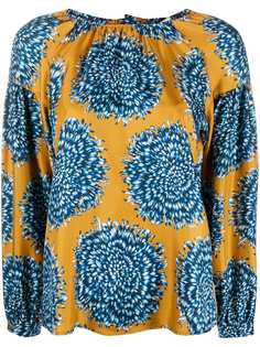 Odeeh блузка с цветочным принтом