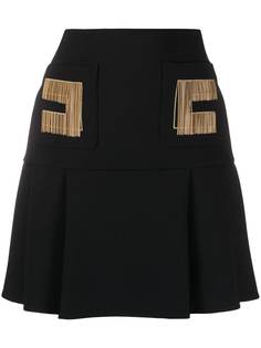 Elisabetta Franchi юбка А-силуэта с вышивкой
