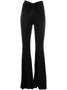 Amen расклешенные брюки с драпировкой Amen.