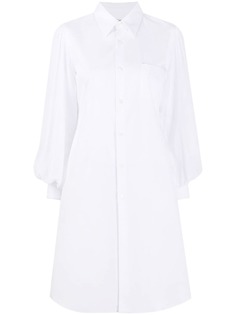 Comme Des Garçons pointed collar shirt dress