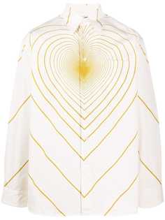 Marni рубашка с принтом